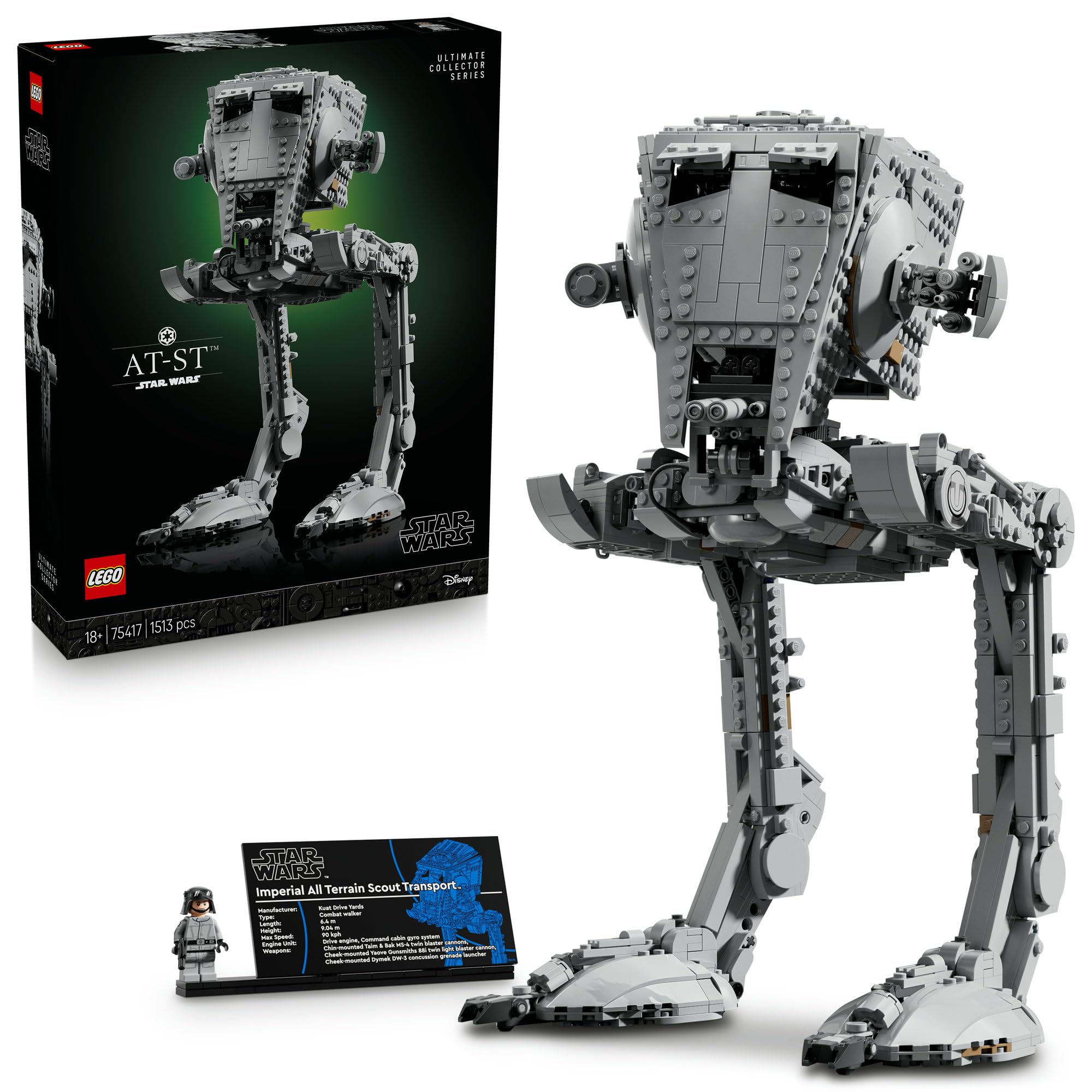 レゴ(LEGO) スター・ウォーズ AT-STウォーカー 75417 おもちゃ 男性 女性 | 玩具 誕生日 プレゼント ブロック ディズニー グッズ 映画 Star Wars コレクション 1513ピース