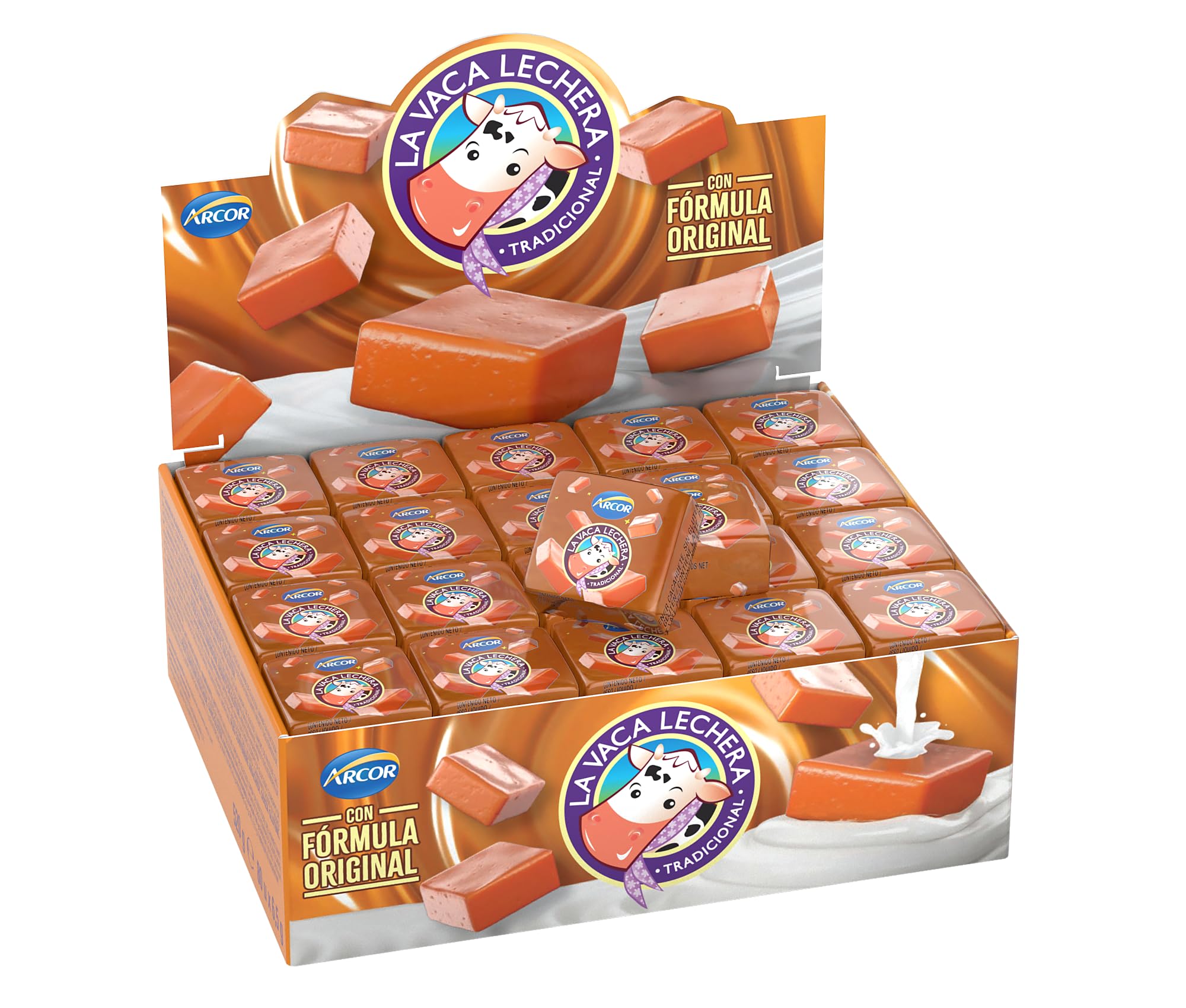 ARCOR - LA VACA LECHERA, 80 caramelos x 6,5g
