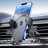 Miracase Car Vent Phone Mount&comma; Universal Cell Phone Mount &lbrack;Upgraded Clip Never Fall Off&rsqb; Hands Free Airvent Phone Holders for Your Car Compatible with iPhone All Smartphones&comma; Grey
