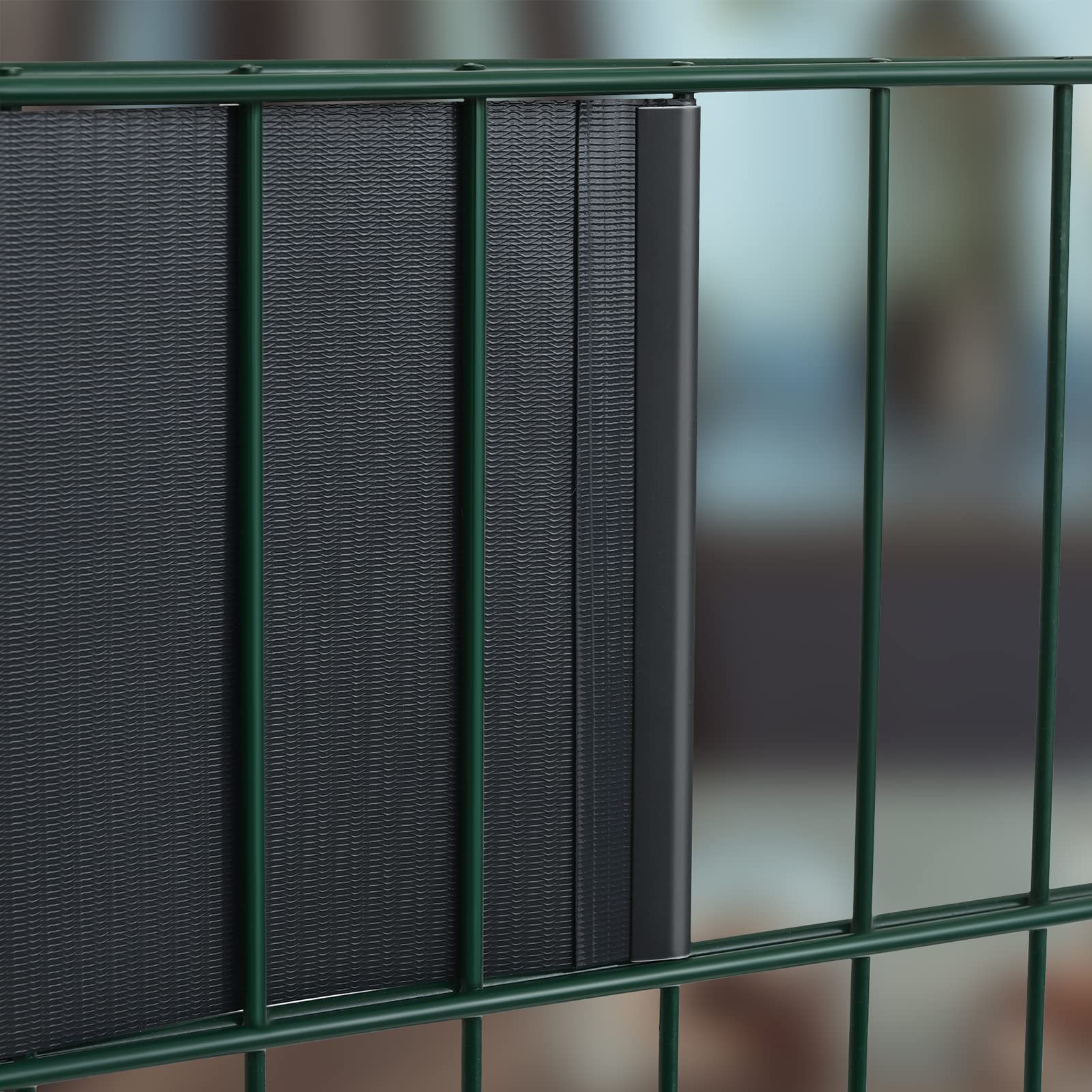 Sichtschutzstreifen 50 Meter x 19 cm inkl. 30 Clips - diverse Farben (50 m, Anthrazit)