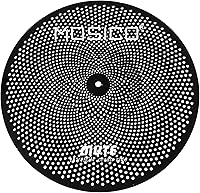 Vista 7 de Paquete de platillos de bajo volumen con juego de silenciadores negros de 25,4 cm splash + 35,6 cm hi-hat + 40,6 cm crash + 45,7 cm crash + 50,8 cm