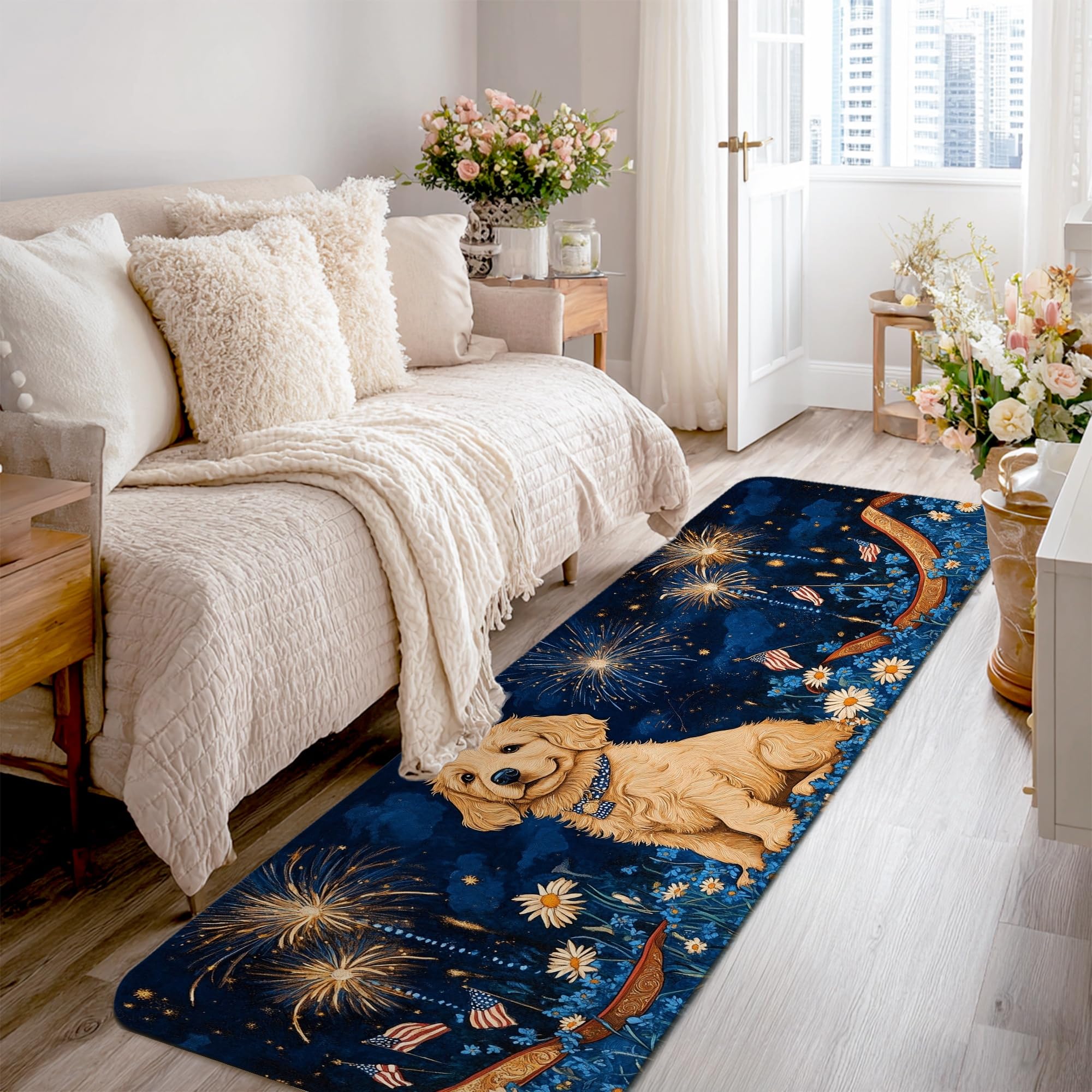 Tapis de couloir pour chien parfait pour cuisine et entrée