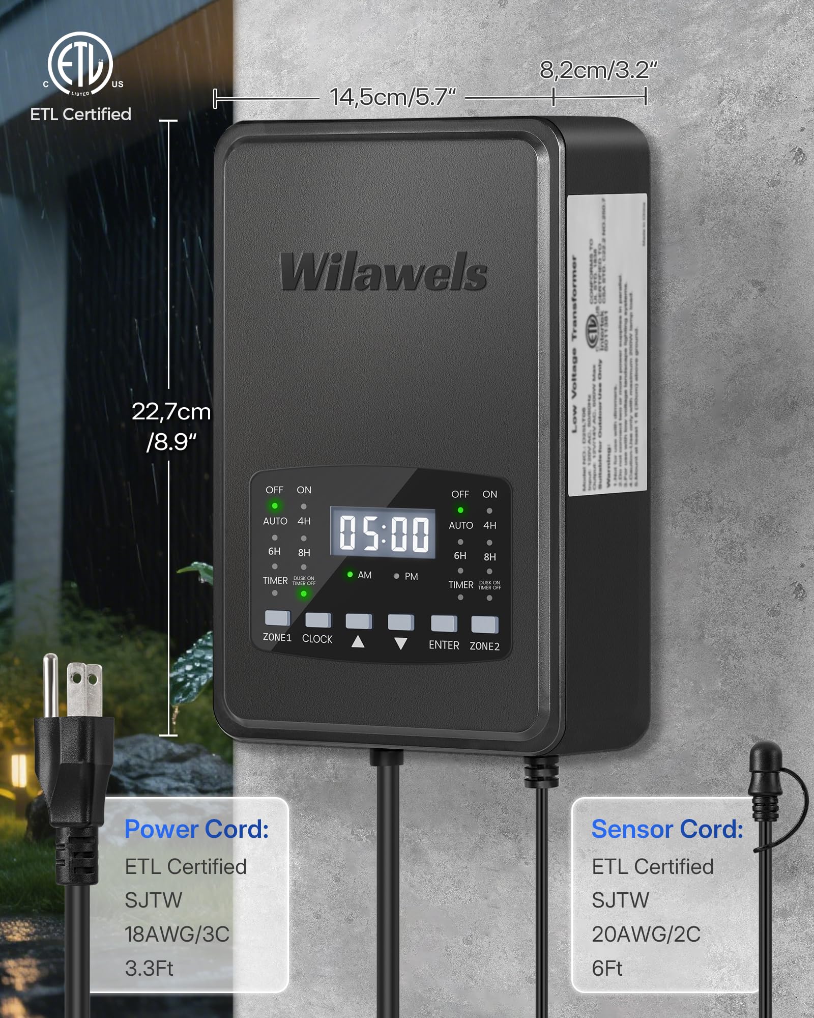 Low Voltage Landscape Transformer - 2 Zone Control -8