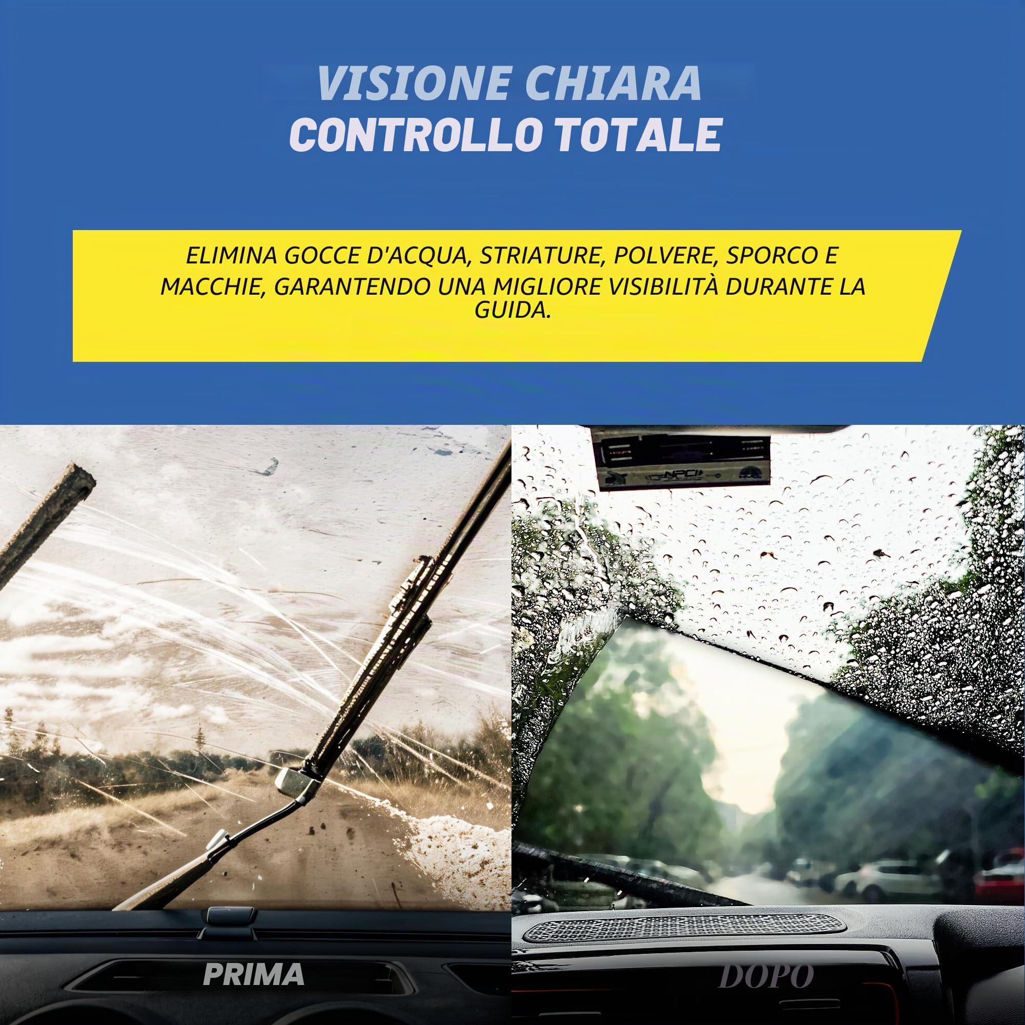 MICHELIN 13108 - Set spazzole tergicristallo, lunghezza 600/400 mm, colore: Nero