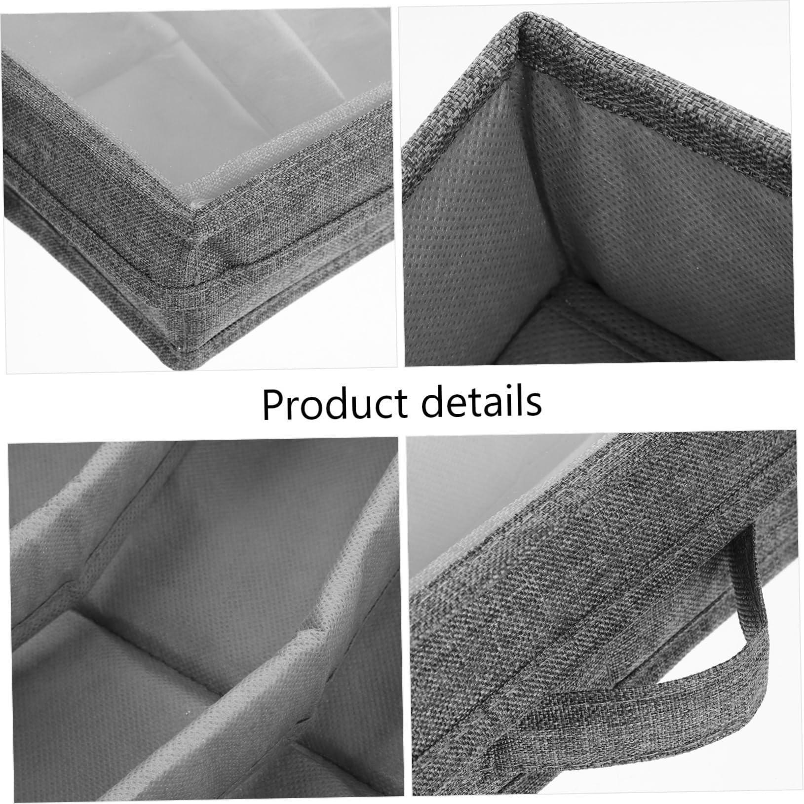 Caja Organizadora para Cubiertos con Divisores, Plegable y Portátil, Material Poliéster y Cartón, Ahorro de Espacio Adecuado para Uso al Aire Libre y Viaje
