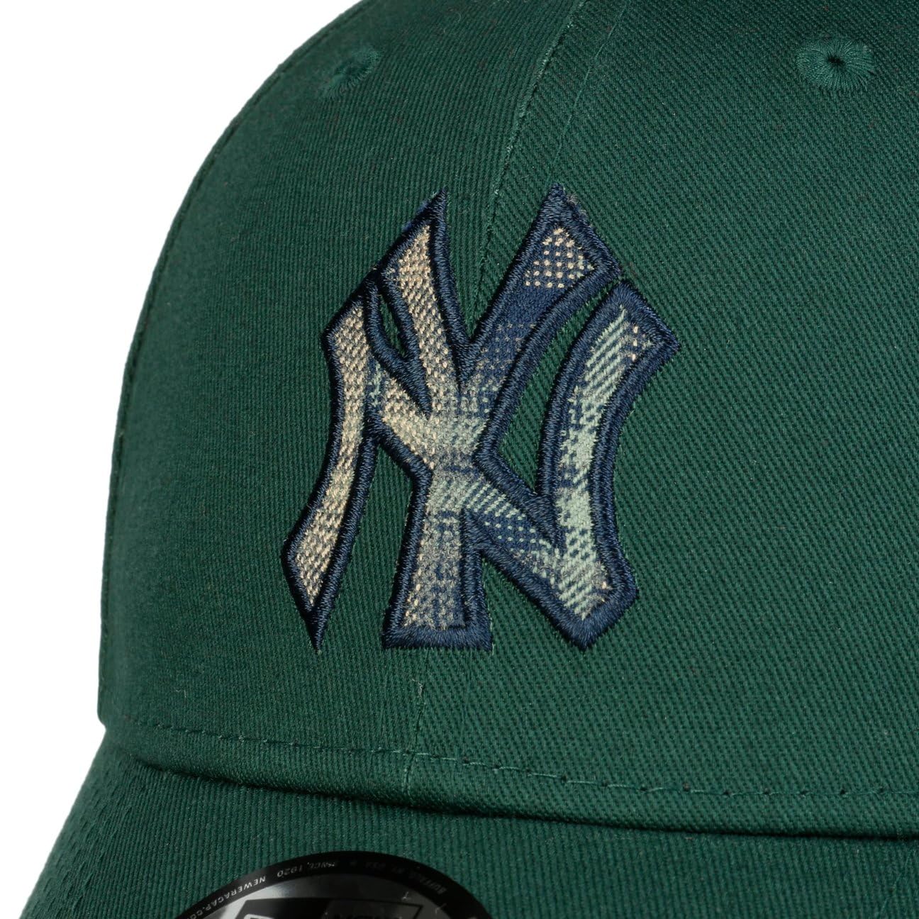 New Era Czapka 9Forty Check Infill MLB YankeesEra Mężczyźni - strapback cap baseball Metalowa sprzączka, Z daszkiem Jesień Lato Wiosna Zima wiosna-lato jesień-zima
