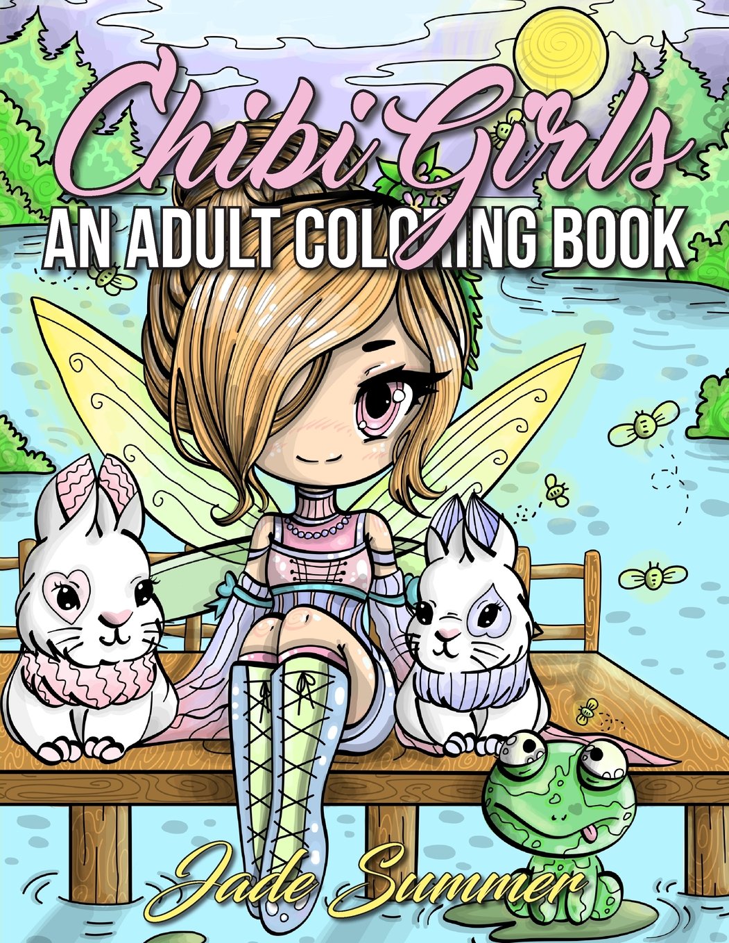 Chibi Girls: An Adult Coloring Book Paperback – January 1, 1758