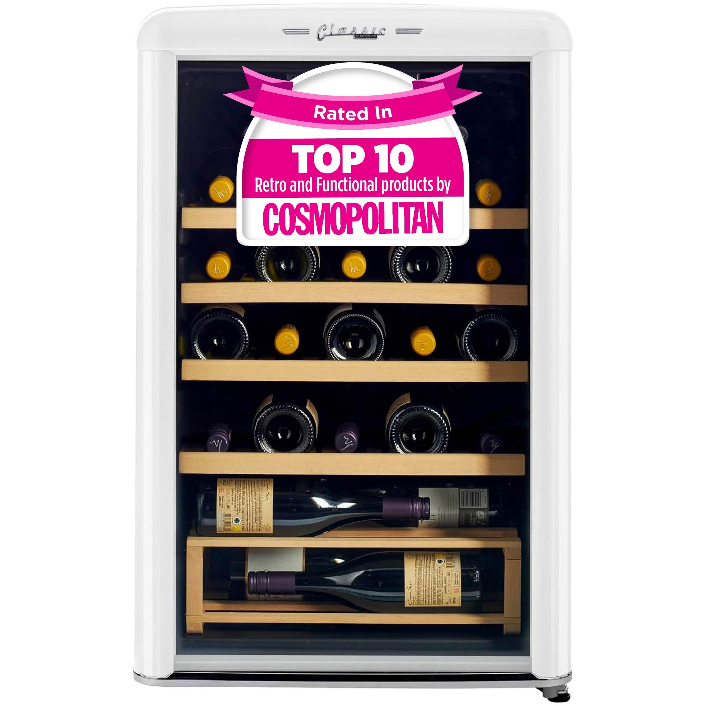 Unique Appliances UGP-125CR WF W 4.4 cu ft Wine Cooler White