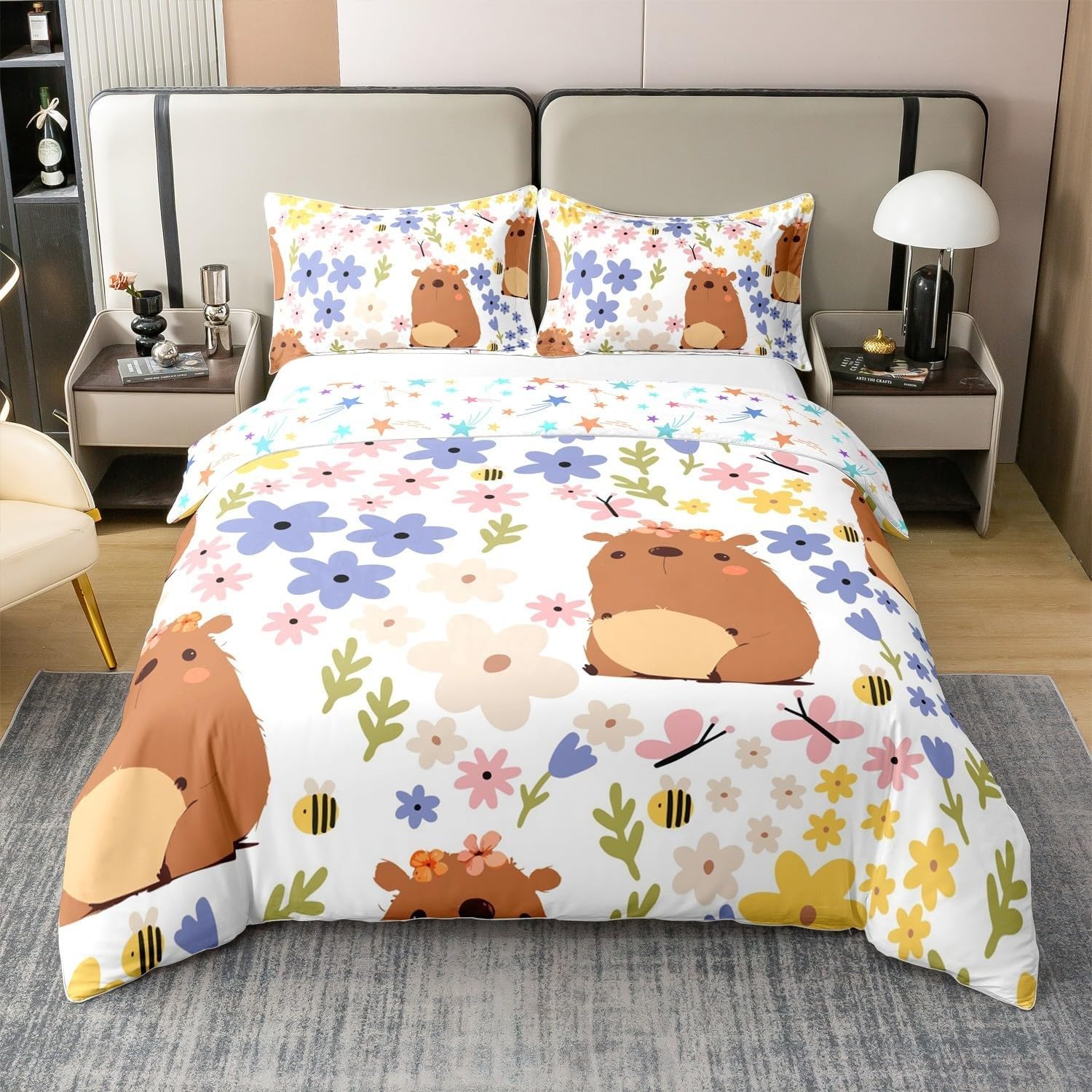 Linge de lit en microfibre douce 240x260 fini la couette qui glisse la nuit