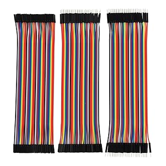 NUB'S Jumper Wires Male To Male, Male To Female, Female To Female/Breadboard Jumper Wires (40+40+40)