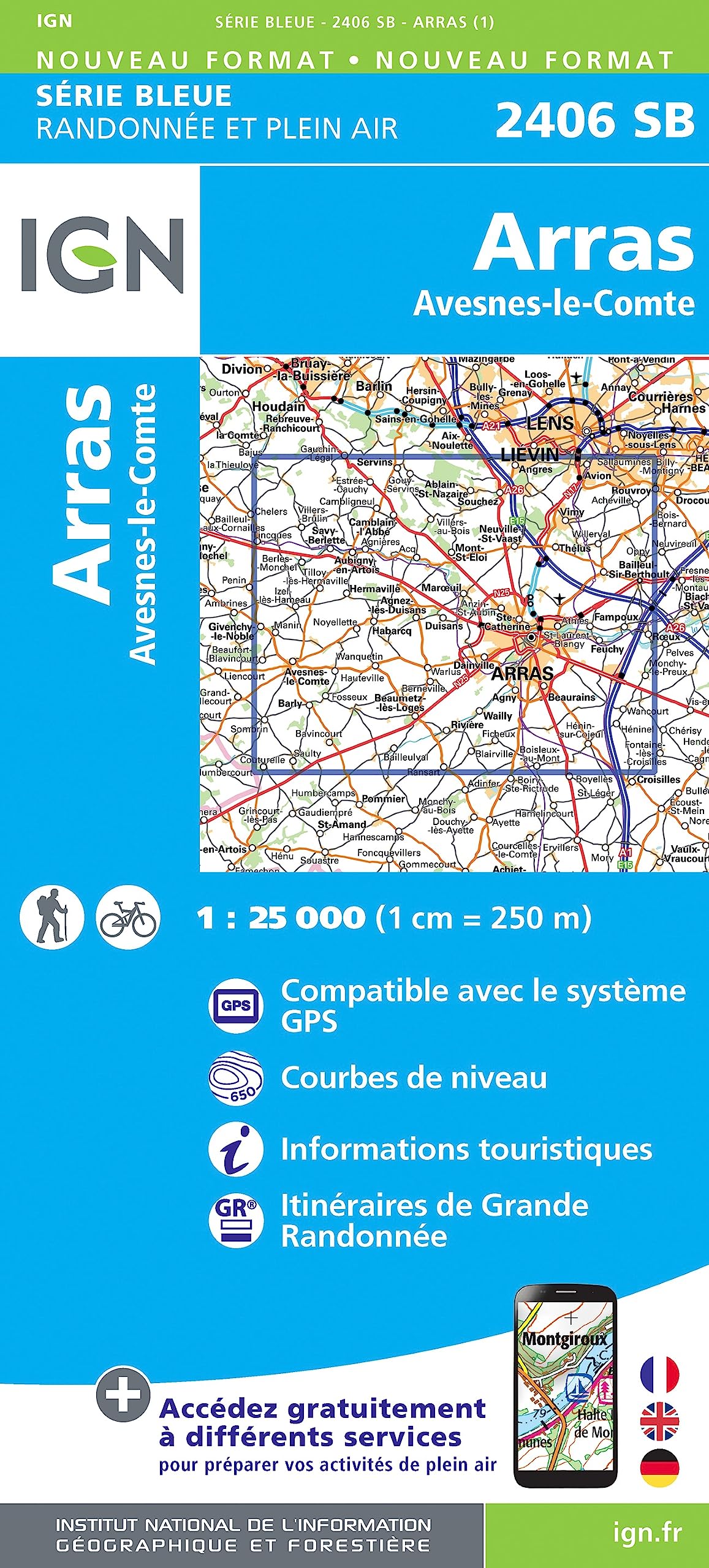 Arras / Avesnes-le-Comte: 2406 (Série Bleue)