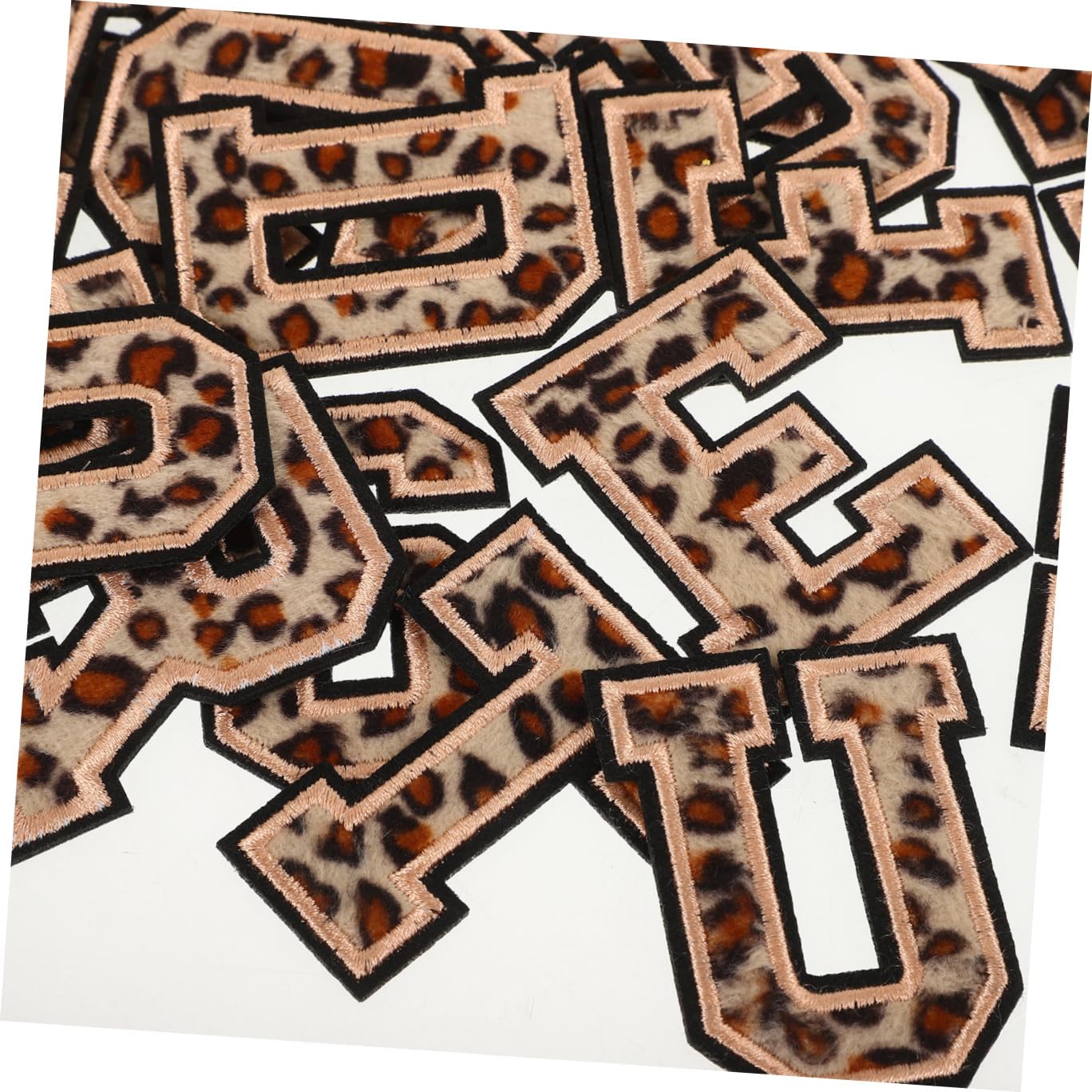 52pezzi Toppe Termoadesive Lettere Per Abbigliamento Decorazioni Ferro Da Stiro Per Riparazioni e Fai Da Te Per Jeans Zaini e Accessori Moda