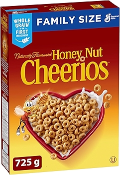 晨 Cheerios 蜂蜜坚果全谷物早餐麦片 725克