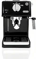 De'Longhi ECP3120 15 bar máquina de espresso com sistema cappuccino avançado, 24,4 x 18,2 x 30,1 cm, preto/aço inoxidável