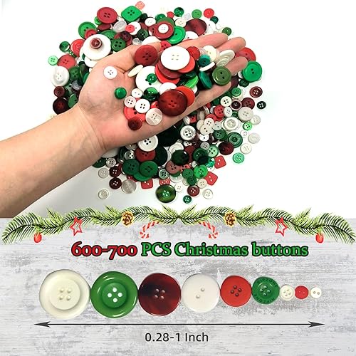 Miniatura 22 de 600-700 botones redondos de resina de varios tamaños para manualidades, costura, bricolaje, pintura manual de botones, botones de adorno hechos a