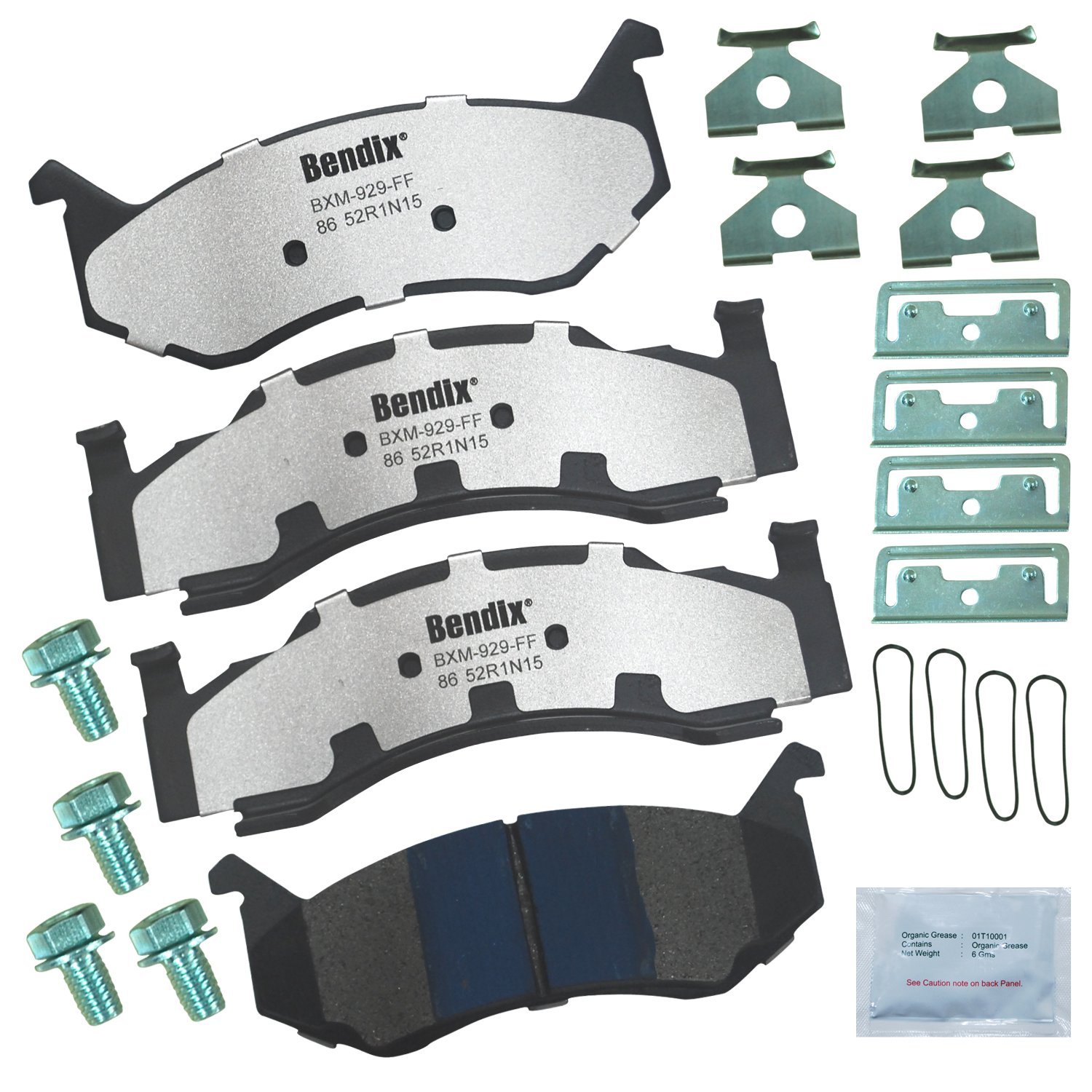 Bendix Fleet Metlok MKD86FM Brake Pads for Imperial,Newport,New Yorker,Town &amp; Country,Dodge B100,B150,B200,B250,B300,B350,B1500,B2500,B3500,CB300,Panel,D100,D150,D200,D250,D300,Pickup,D350,D450,R300