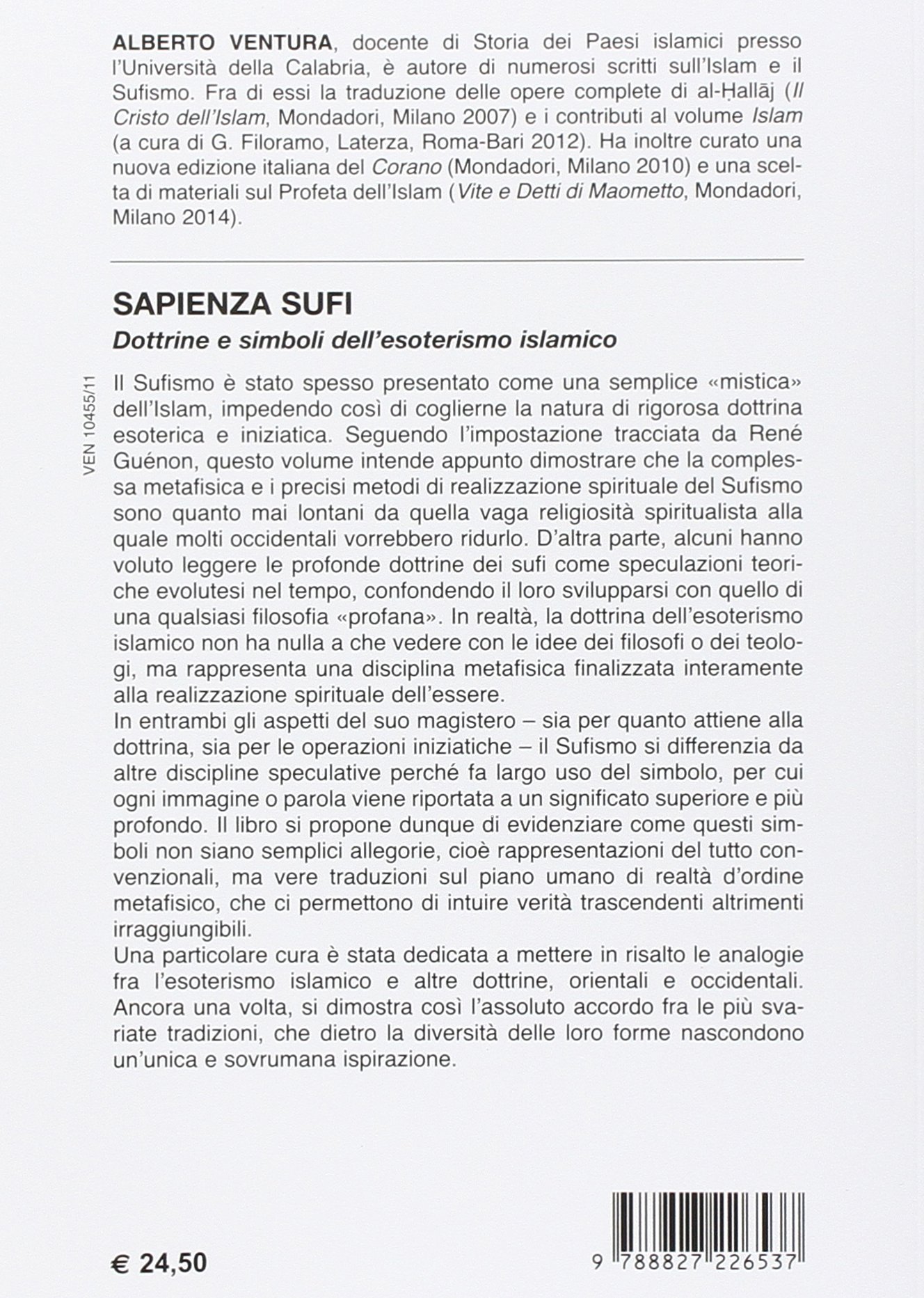 Sapienza sufi. Dottrine e simboli dell'esoterismo islamico