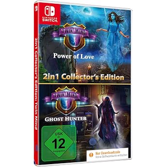 2in1 Package Twin Mind 1+2 Collectors - Power of Love and Ghost Hunter hidden object games for Switch