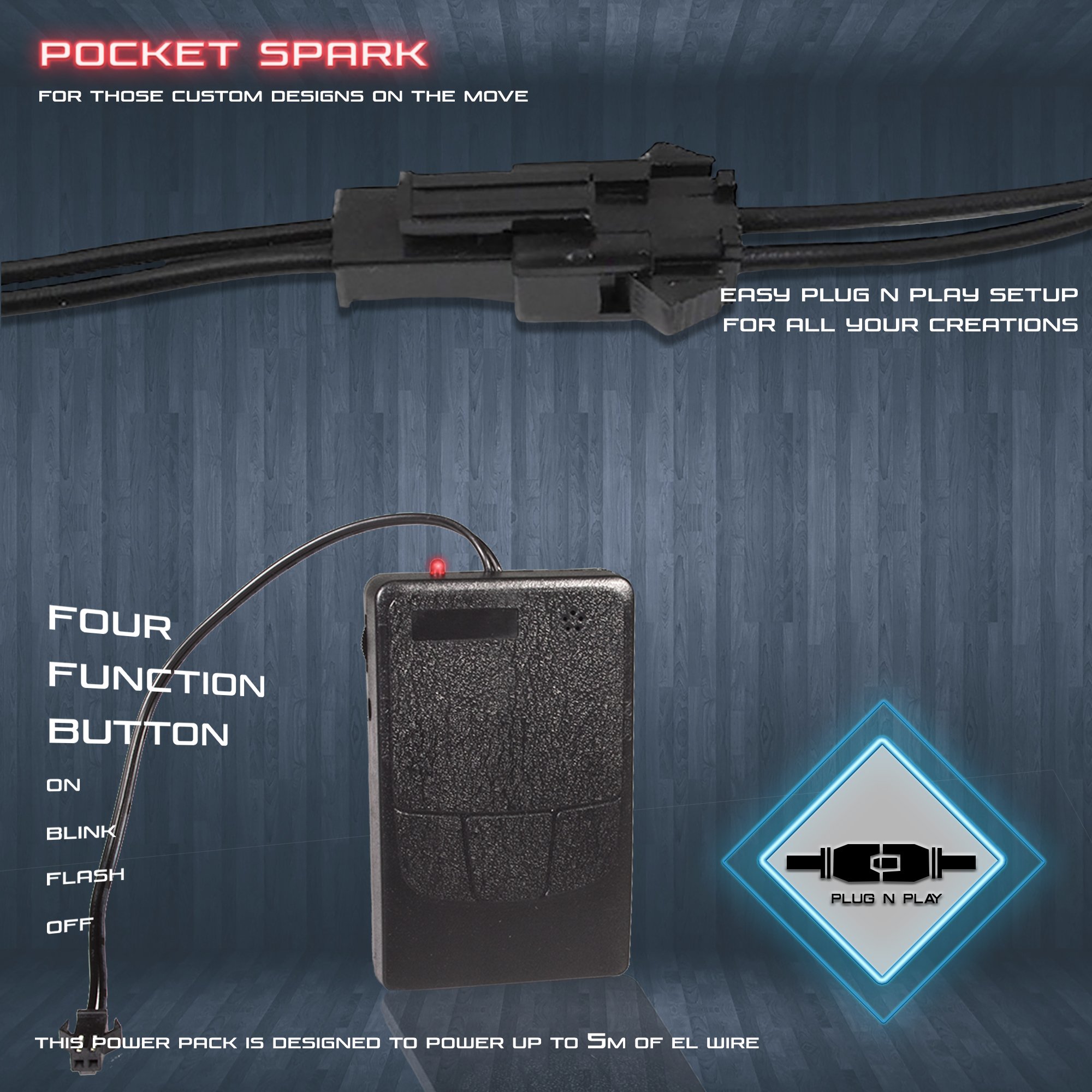 3m/9.8ft Large 2.3 mm Thick - Teal Neon LED Light Glow EL Wire - Powered by 6V - Craft Neon Wire String Light for DIY Project Costume Accessories Cosplay