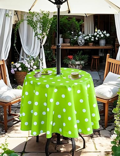 Miniatura 10 de SquarePie Mantel rectangular para exteriores con cremallera y paraguas, impermeable, a prueba de derrames, para camping, picnic, patio, jardín, 60 x