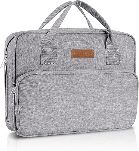 Losong Funda de Biblia para mujeres y hombres funda de transporte de la Biblia con asa duradera y organizador de múltiples bolsillos bolsa de