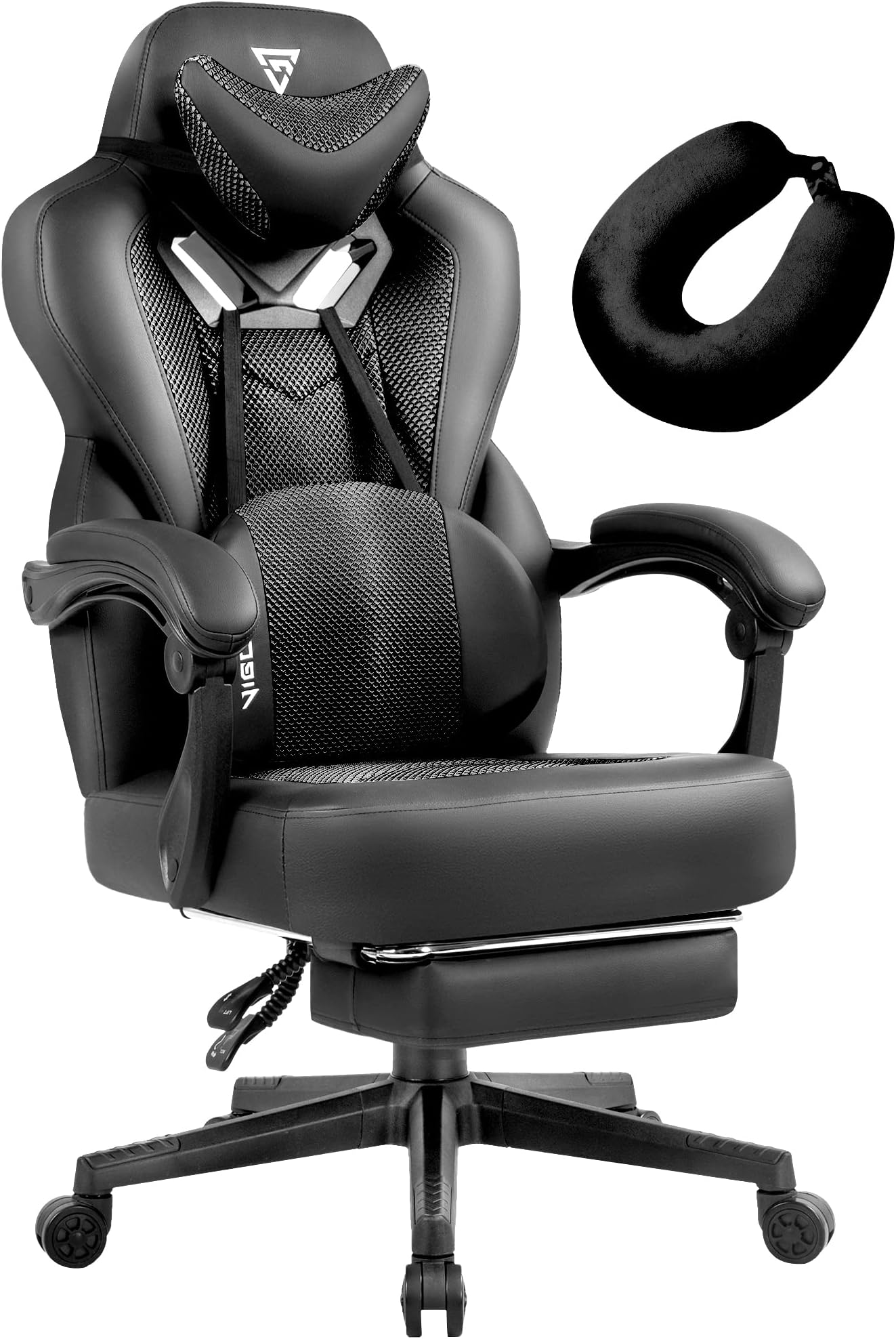 Vonesse Pink Gaming Chair Gaming Chairs for Adults PC Game