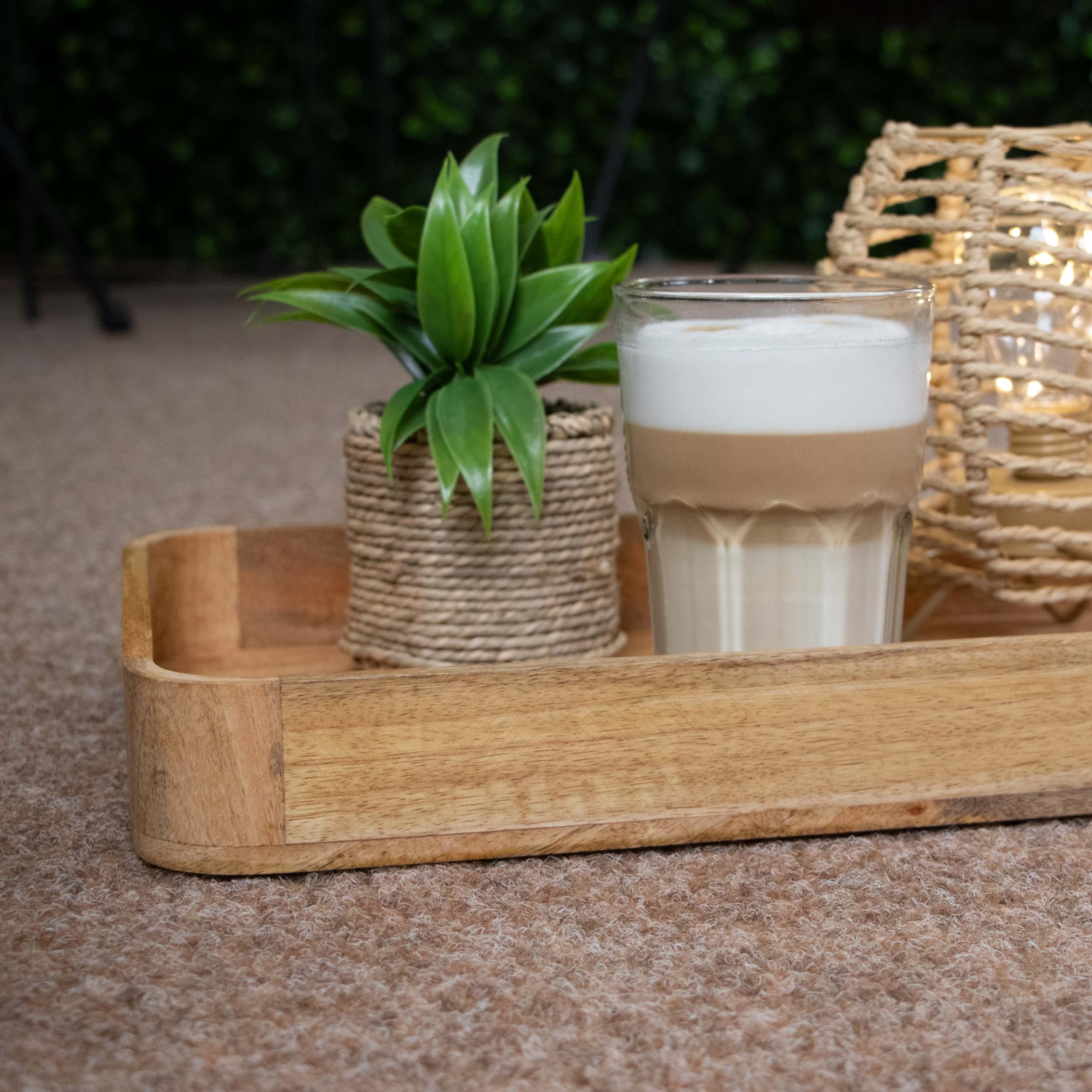 Primaflor Tapis de Gazon Green 400x100 cm Beige Gazon Artificiel extérieur 8 mm Doux & perméable, résistant UV/intempéries, Surface Plane, Dos à Picots – pour Balcon/terrasse