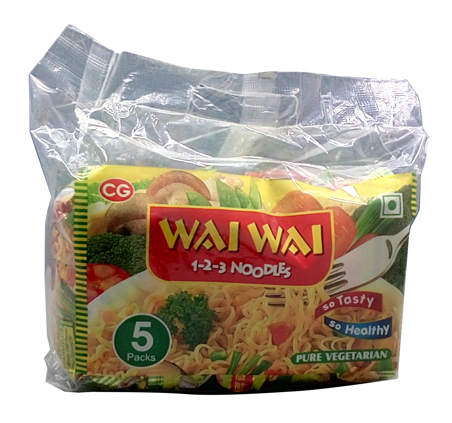 Wai Wai Vegetarian 123 Veg Noodles, 75 Grams(Pack of 5) (B00HUJQDNW) Amazon Price History, Amazon Price Tracker
