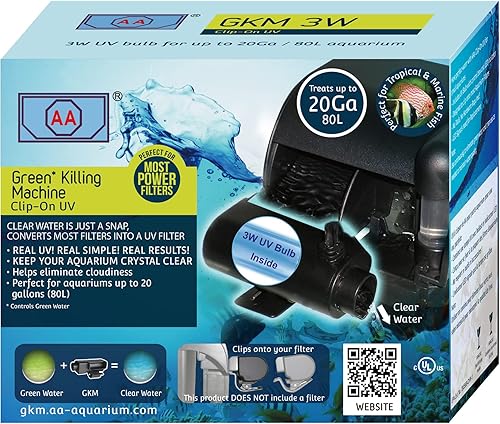 AA GKM3W Clip en UV, negro, 1 unidad (paquete de 1)