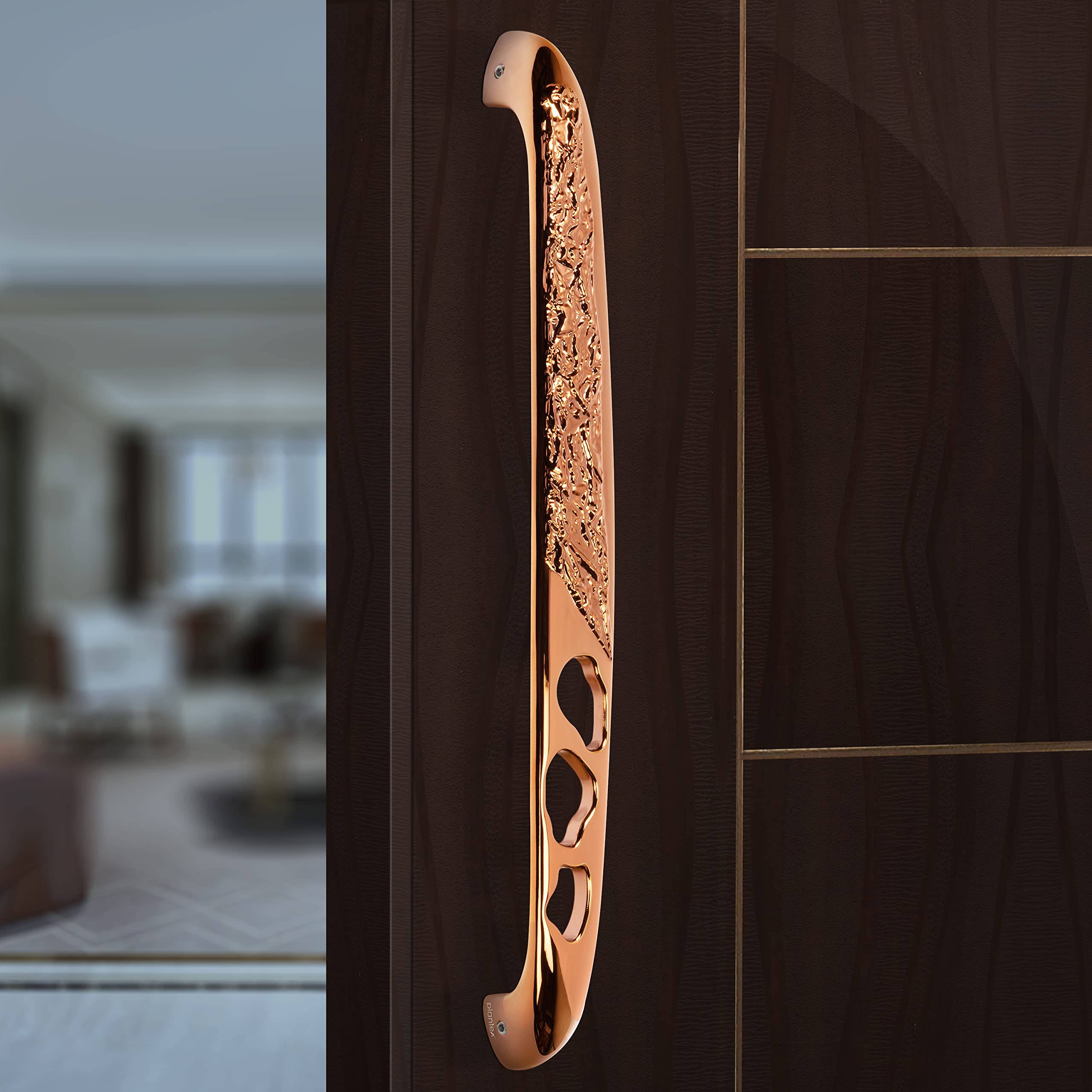 Plantex Heavy Duty Door Handle for Main Door/13-inches Main Door Handle/Pull Push Handle for Home/Hotel/Office - Pack of 1 (311-PVD Rose Gold Finish) - 3 Years Warranty (B0BM4HZ28W) Amazon Price History, Amazon Price Tracker