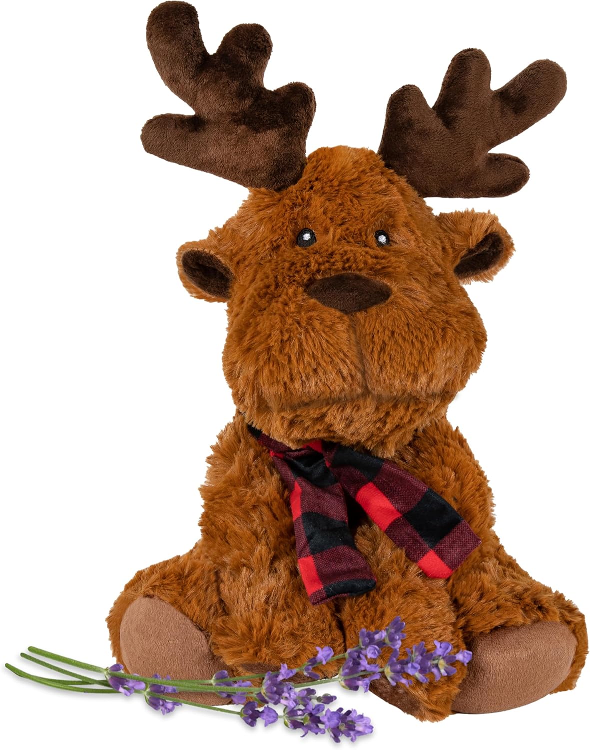 Rory Reindeer - Microwavable & Weighted Plush Stuffed Animal - Heated Plushie for Warmth - Cute, Soft, Cozy Toy for Adults & Children (Boys, Girls, & Toddlers) by Warm Pals
