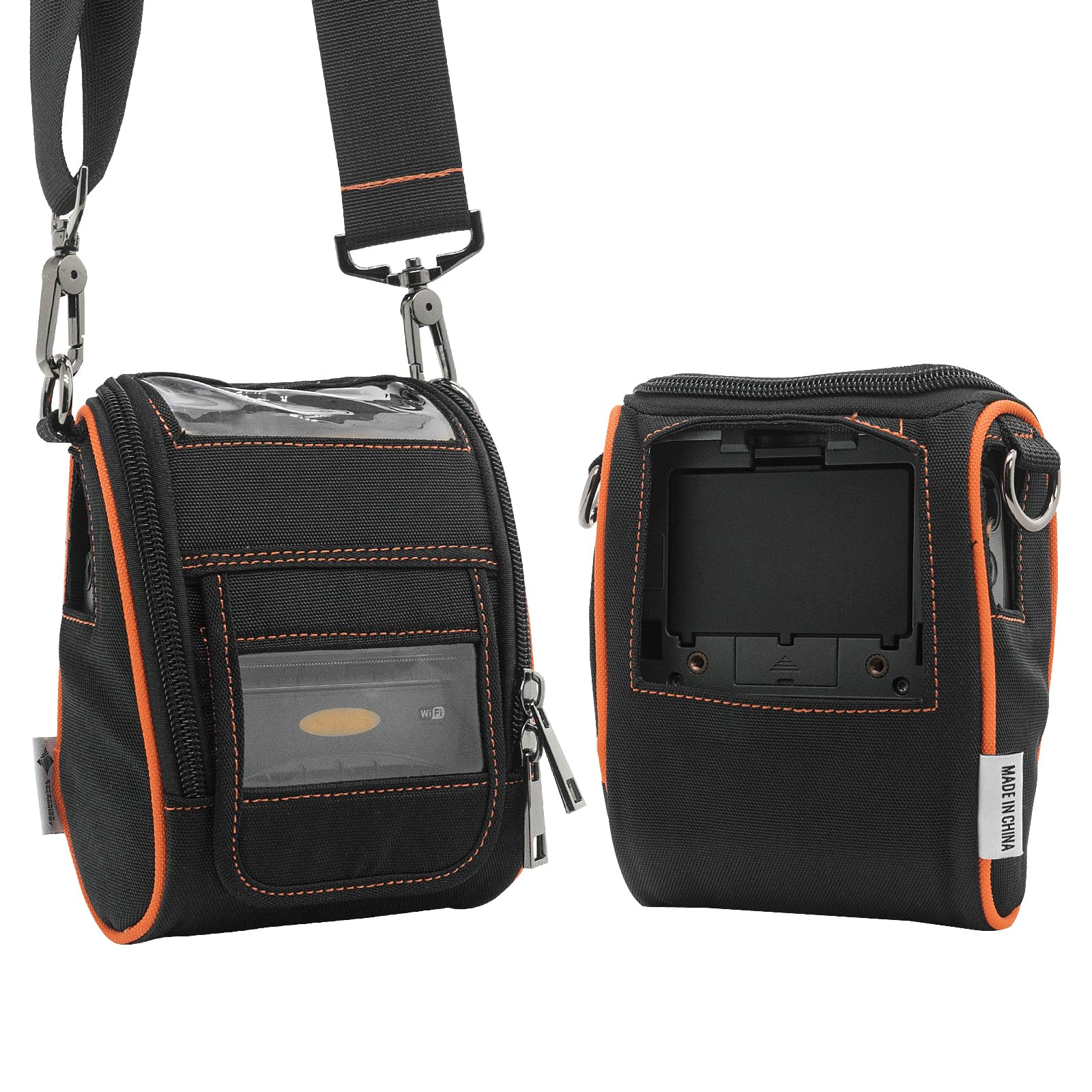 EXCEPRINT Carrying Case for Zebra ZQ510 & ZQ511 - Portable Thermal Label Printer Bag with Shoulder Strap and Belt Clip, Easy Transport and Protection, Convenient Label Access