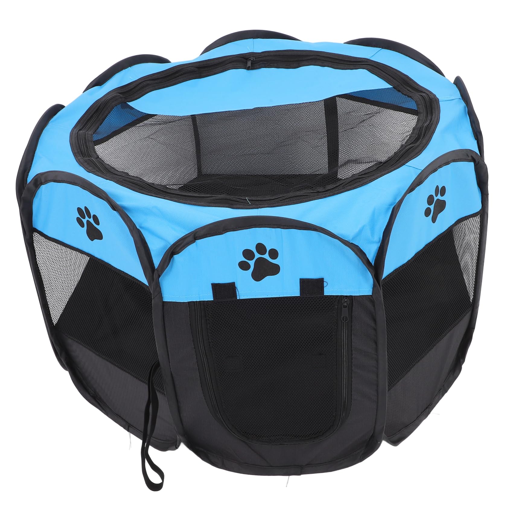 HOLIDYOYO Dog Playpen Versatile Pet Tent Indoor Outdoor Small Dog Crate Oxford Fabric Mesh Comfortable Flooring
