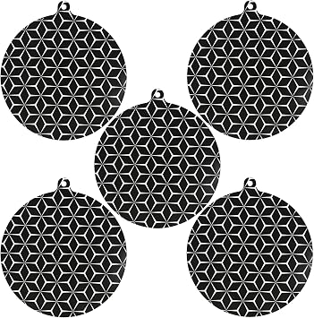 5Pcs Induction Hob Protector 22cm Silicone Heat Resistant Cooktop Mat