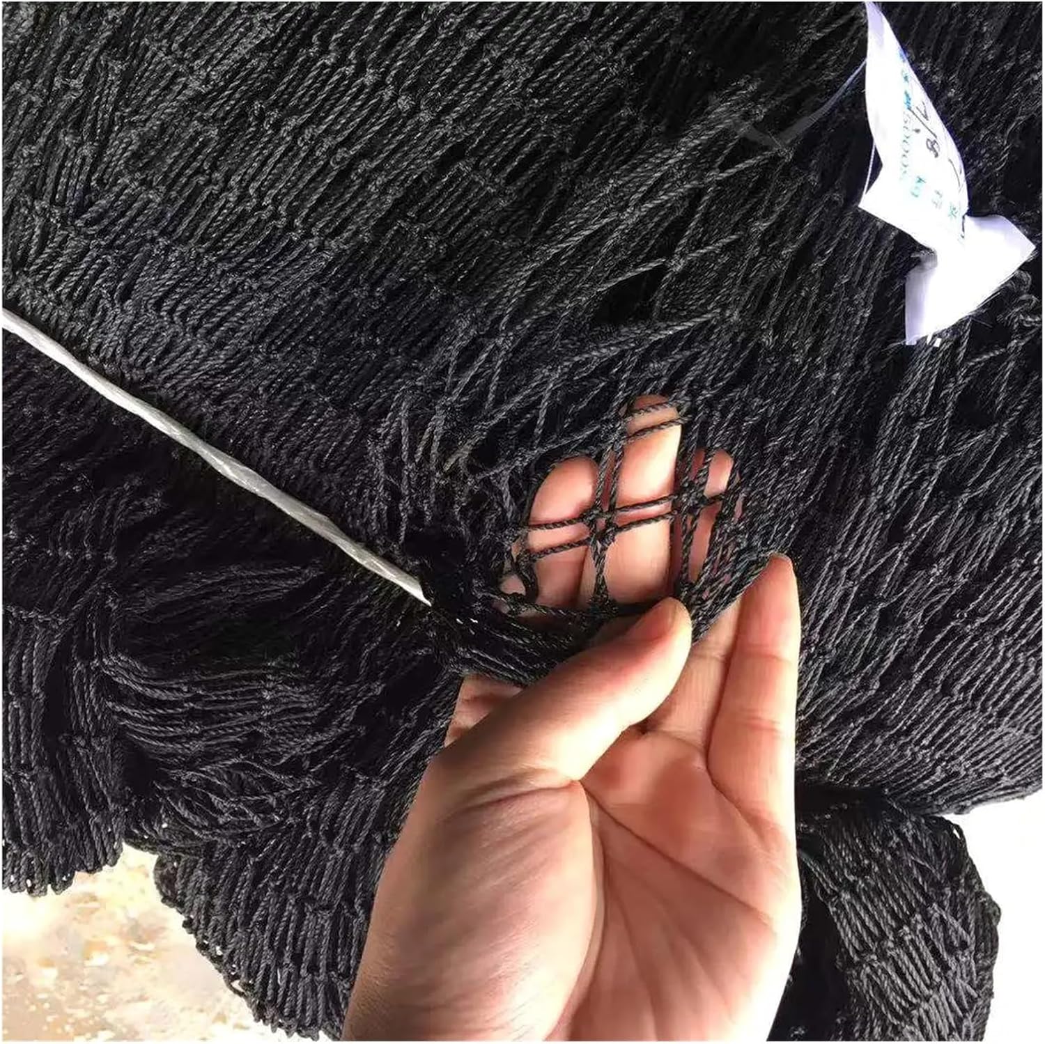 Black Bird Netting Garden Net Balcony Bird Net Garden Fence and Crops Protective Fencing Mesh Anti Bird Deer Cat Dog(2Mx5M,3cmx3cm Cell)