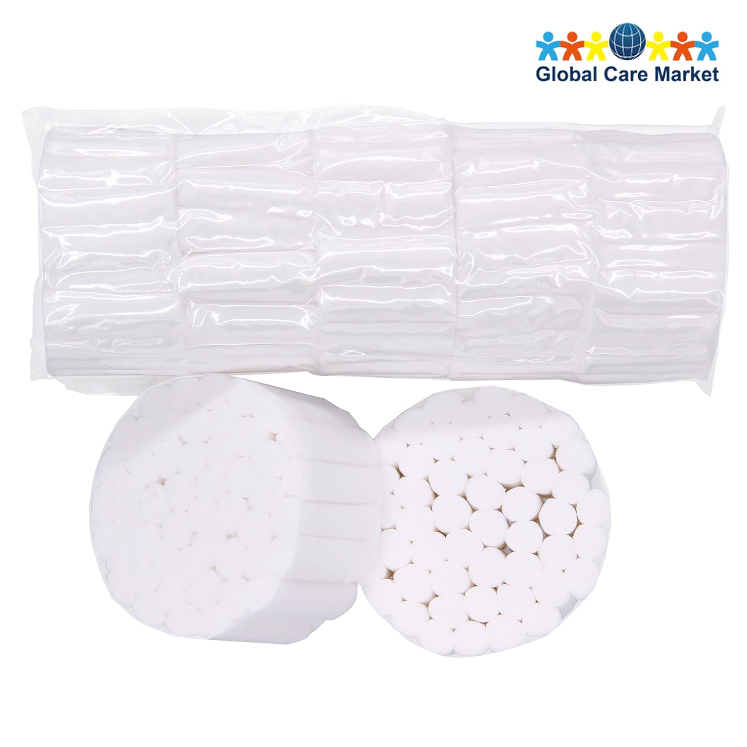 Dental Cotton Rolls - Selected Dentist Cotton (500 Pieces) by GlobalCareMarket