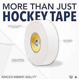 Howies Hockey - Canadian Flag Hockey Tape 1 Pack - Cloth Stick Tape - Strong, Long-Lasting Adhesive for Stick Blade, Lacrosse, Baseball - 1 Inch x 20 Yards - Professional Quality