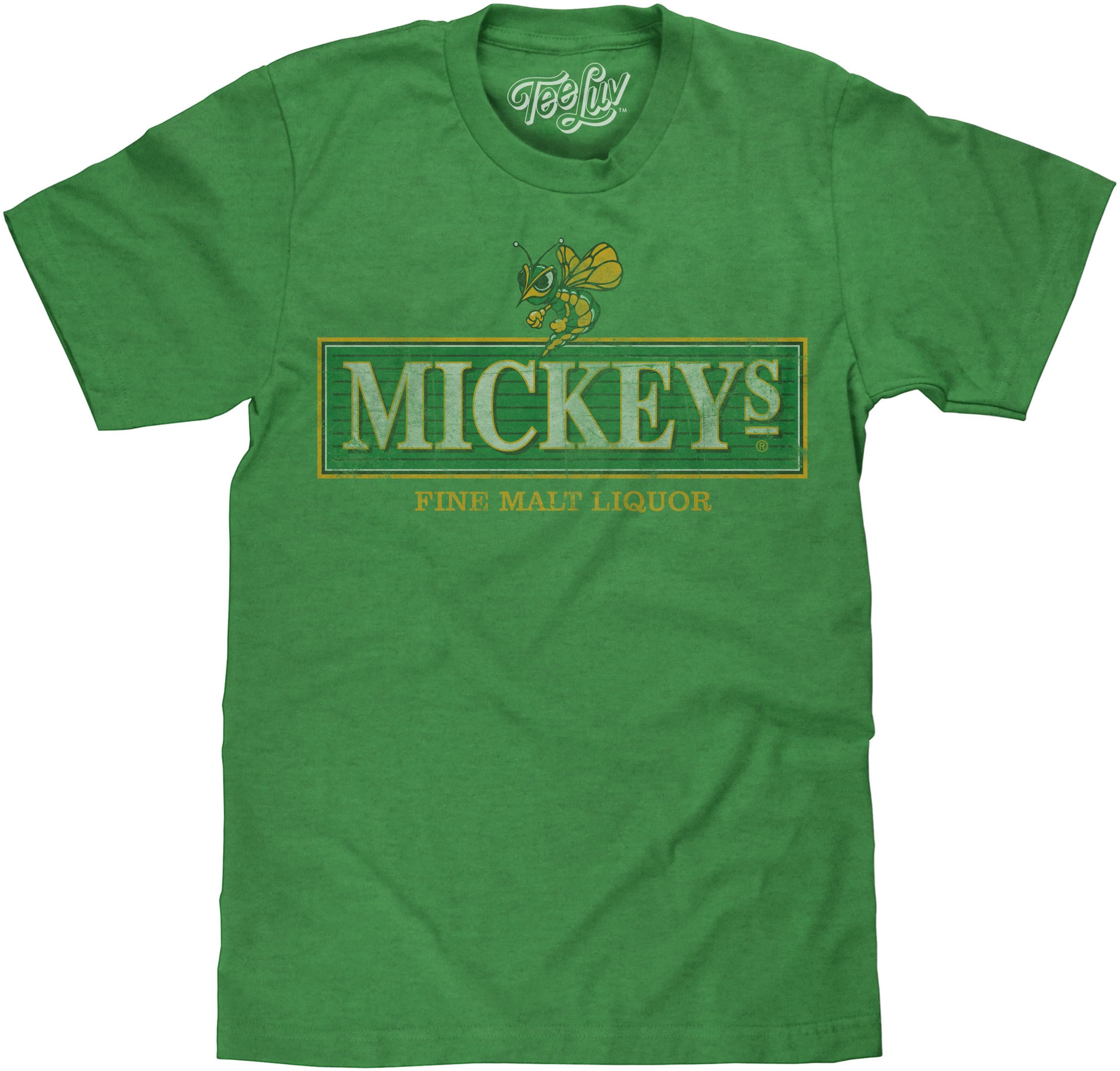 Men's Mickey's Fine Malt Liquor T-Shirt - Retro Mickeys Beer Logo Shirt