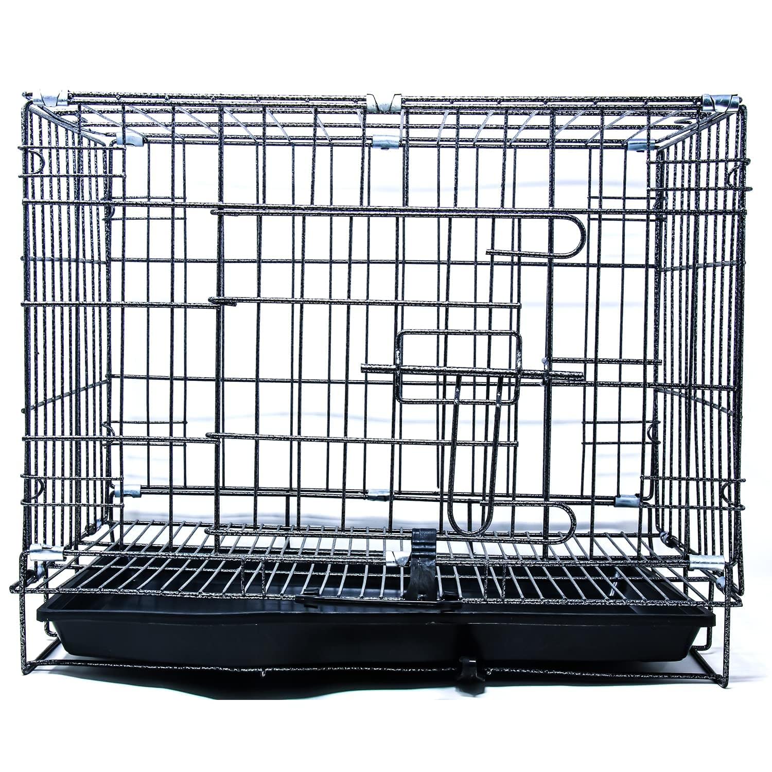 BohoBark Dog Cage Powder Coated Black Color Rust Proof Metal Folding Kennel for smallSize foladable cage Black Colour New (B0C1T38F8J) Amazon Price History, Amazon Price Tracker