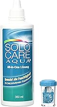 Solocare Aqua Pflegemittel Systempack (4 x 360ml) für weiche Kontaktlinsen | 360 ml (4er Pack)