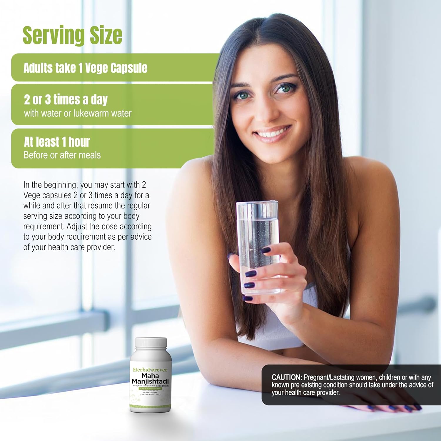 Herbsforever Manjishtadi Kwath Capsules | Ayurvedic Herbal Supplement for Skin Health & Detox | 90 Veg Capsules, 800 mg Each | Traditional Wellness Formula - Image 4