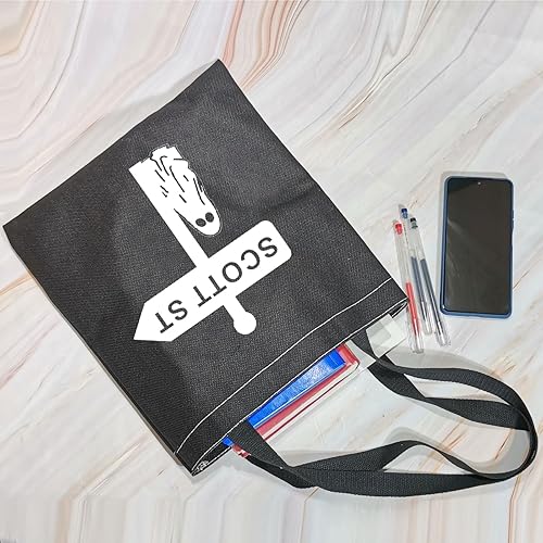 Miniatura 3 de VAMSII Bolsa de mano para álbum de música Scott St Ghost Tote Bag Phoebe Bolsa de compras para niñas Famdon