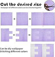 Vista 9 de 20 paneles de pared 3D plateados, cobertura de 29 pies cuadrados, adhesivo imprimible con paneles de pared de espuma de polietileno autoadhesivos