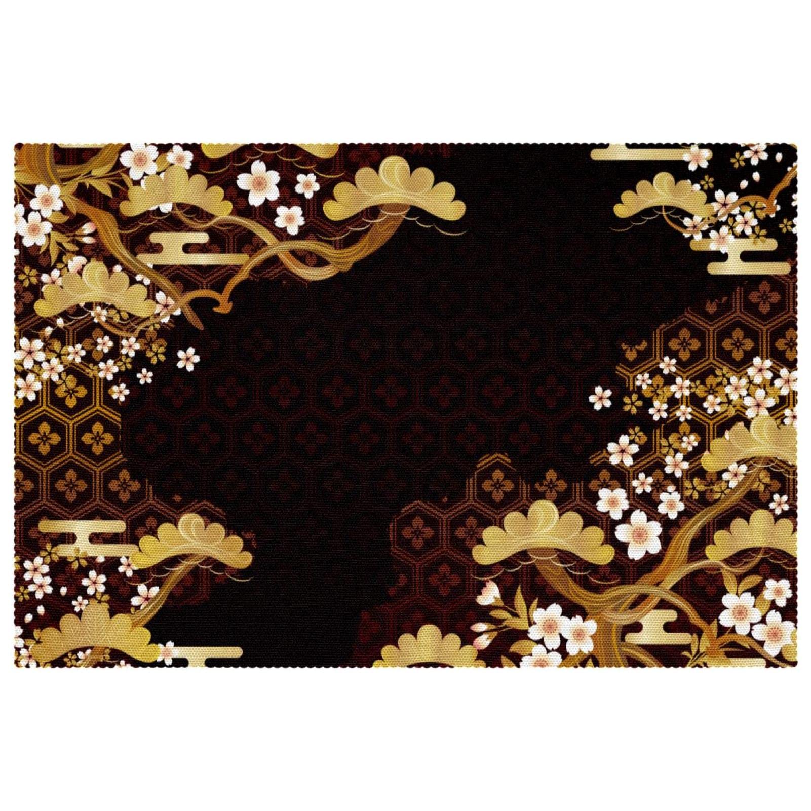 Sets de table japonais lavables pour protéger votre table des taches