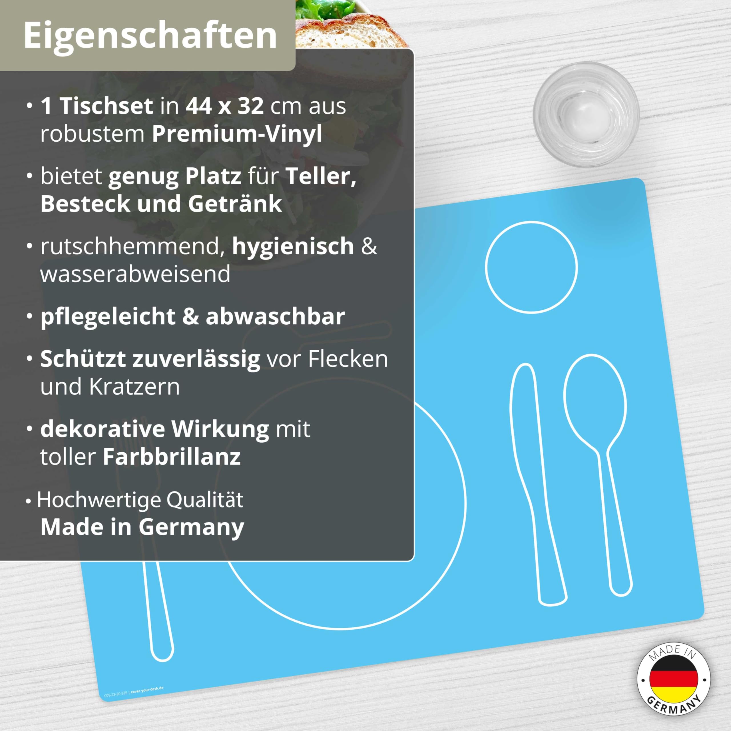 Placemats - Onderwaterwereld geïllustreerd voor kinderen