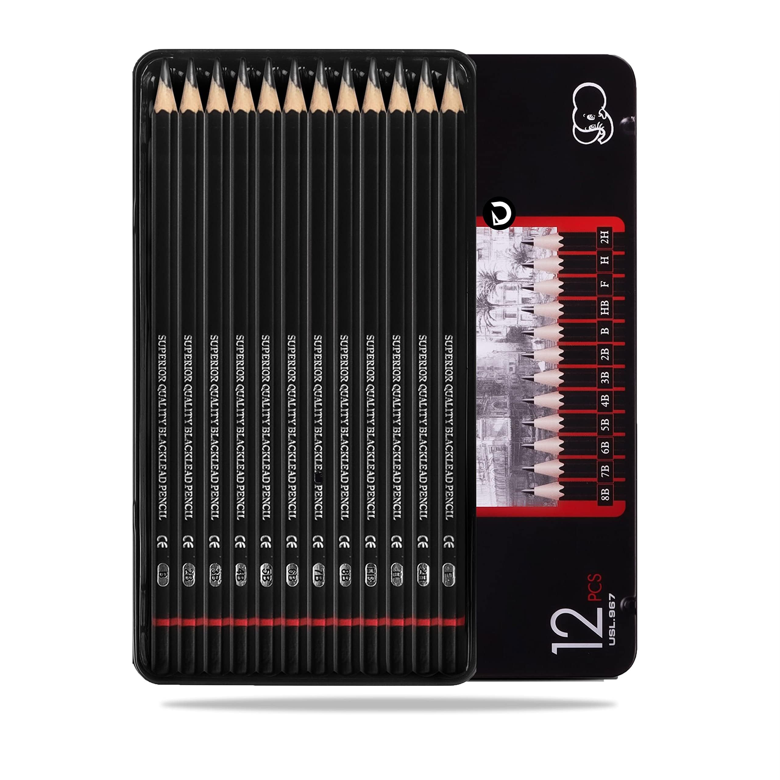Kraptick Sketch Pencil Set - Drawing Pencil Set and Shading Pencil Set for Artists, The Perfect Sketching Kit Of Charcol Pencils and Shading Art-(MFP329-RE) (B0CZSZ6WGP) Amazon Price History, Amazon Price Tracker