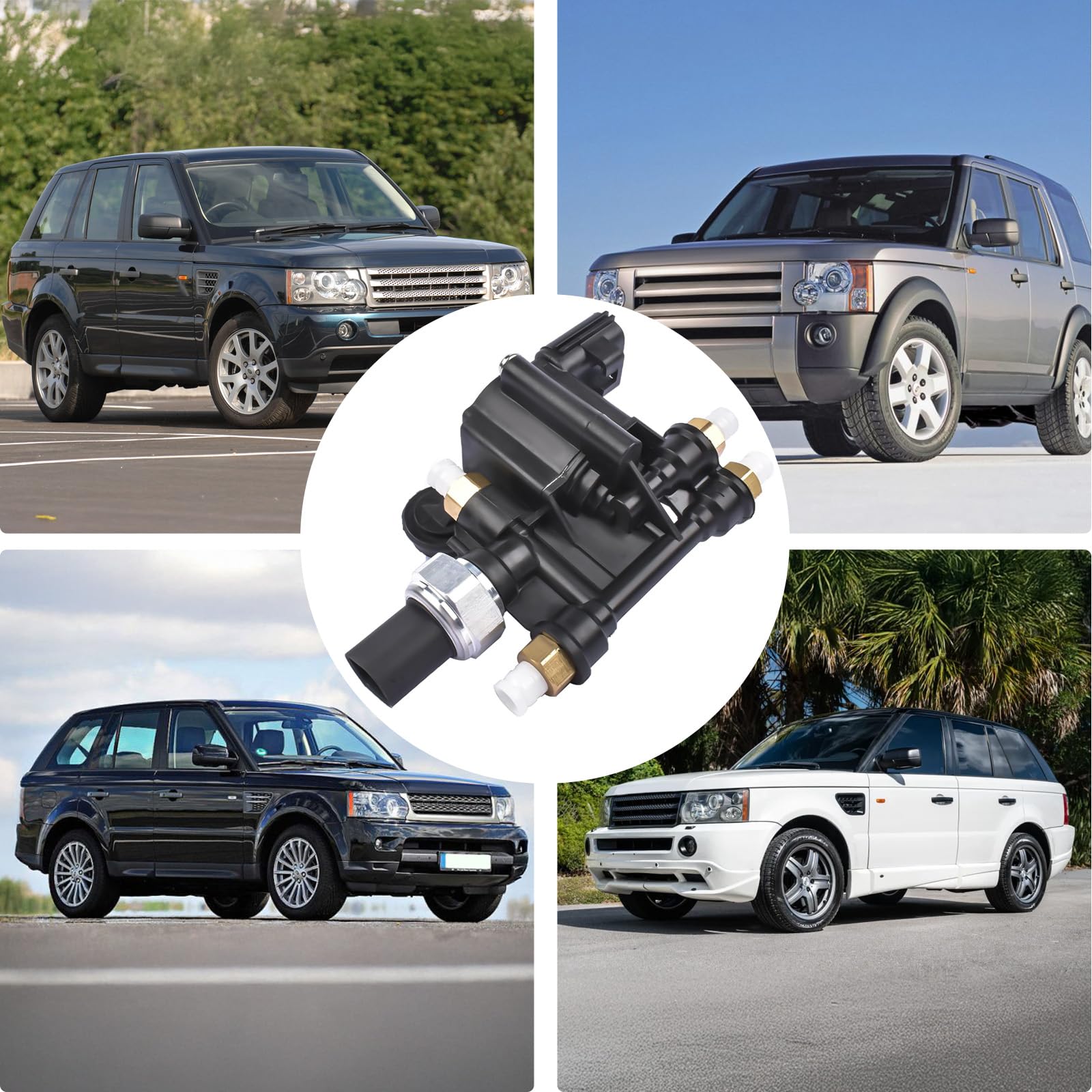 RVH000046 Bloc de valve de suspension pneumatique compatible avec Discovery 3 Discovery 4 Range Rover Sport L320 2,7 L-5,0 L 2004-2016