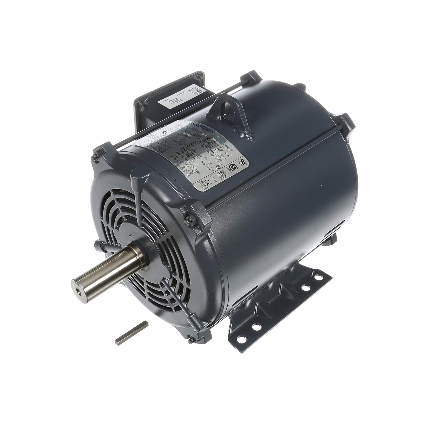 Marathon,5 HP General Purpose Motor, 3 Phase, 1800 RPM, 208-230/460 V, 184T Frame, ODP