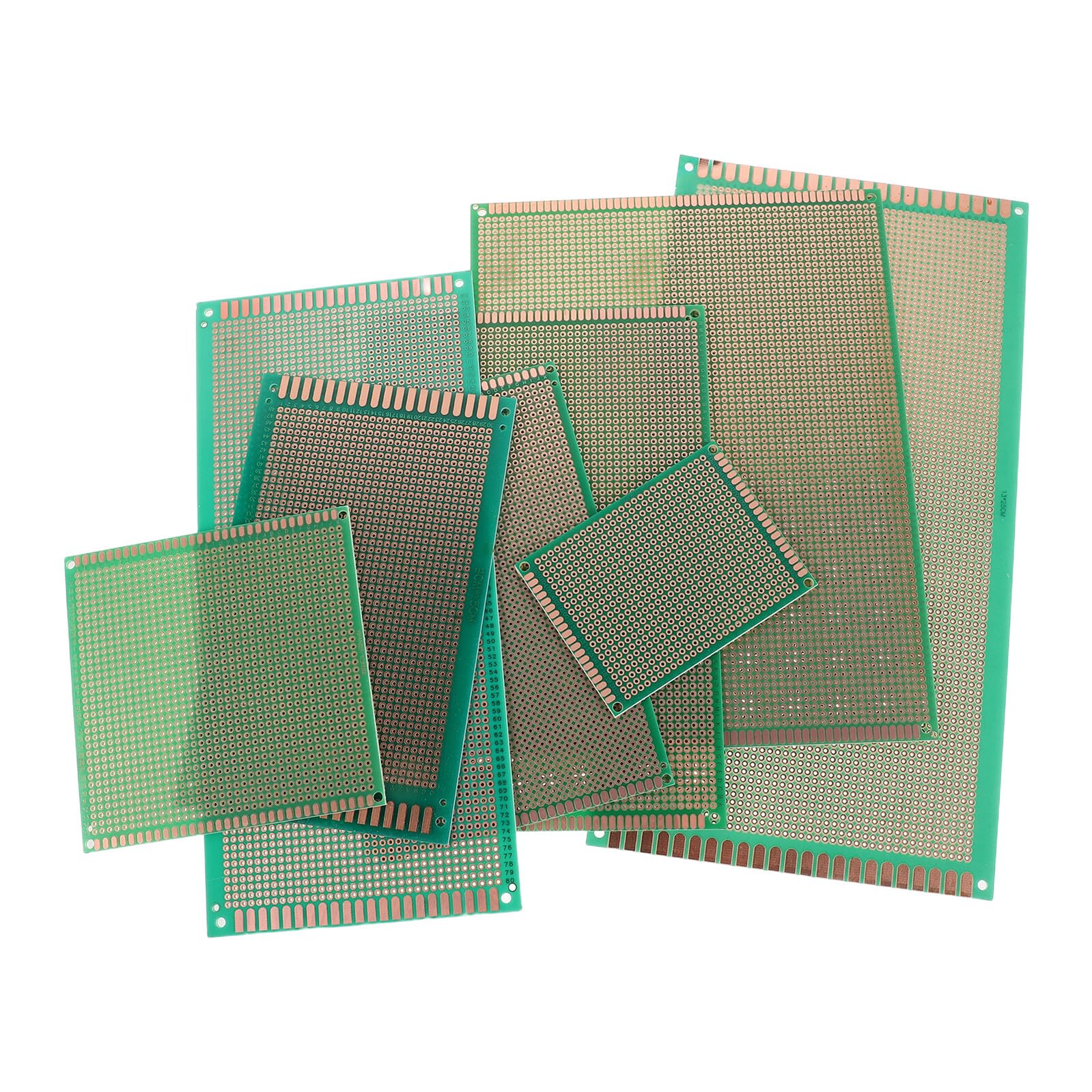DOITOOL Kit de Placa de Circuito Impreso PCB Sola Cara 8 Piezas de Fibra de Vidrio Perforada para Prototipos y Proyectos DIY de Electrónica
