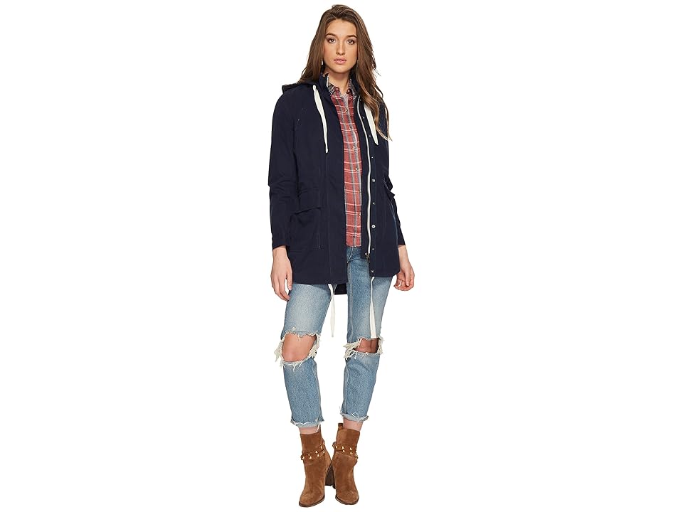 

Lucky Brand Parka Jacket (Navy Blazer) Women's Jacket